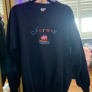 Dark blue sweatshirt